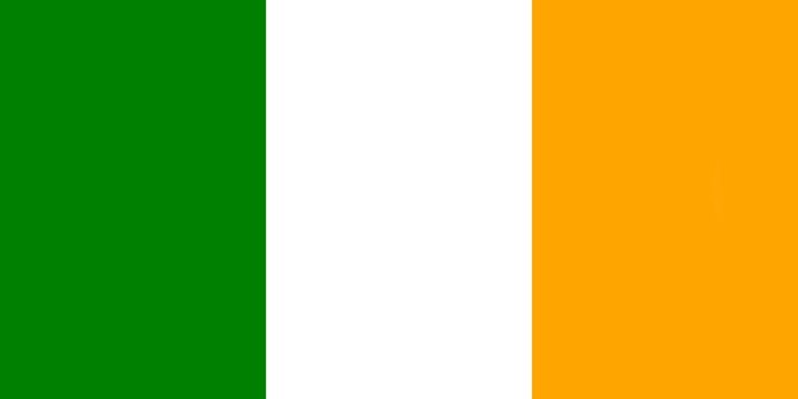 flag of ireland with official proportion