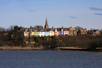 Alnmouth Village and esturary