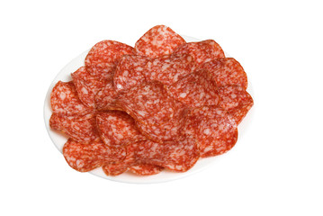 smoked sausage,Sliced sausages