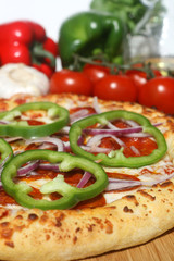 Pizza - Peppers and Onions