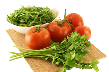 fresh and healthy raw food ingredients