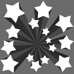 Esplosione di Stelle B/N