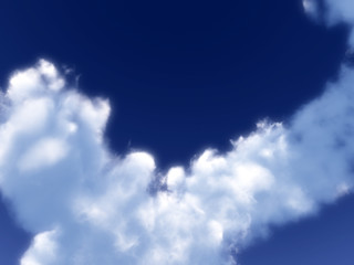 White Clouds In Sky 2