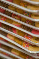 stack of sweets wrapped in trays