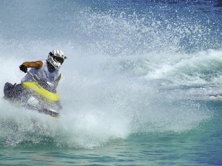 Water scooter competition