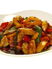 pfannengerührtes hühnchen paprika 