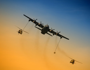 Aerial refueling operation