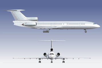 Hi-detailed vector passenger 