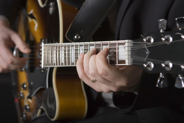 Fototapeta na wymiar Guitar Player