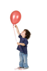little boy red balloon © Noam