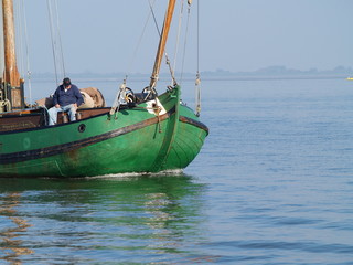 Fototapeta premium Kutter auf der Nordsee