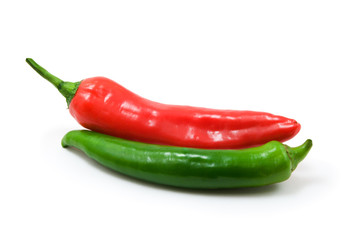 green and red