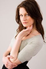 Fototapeta premium young beautiful woman