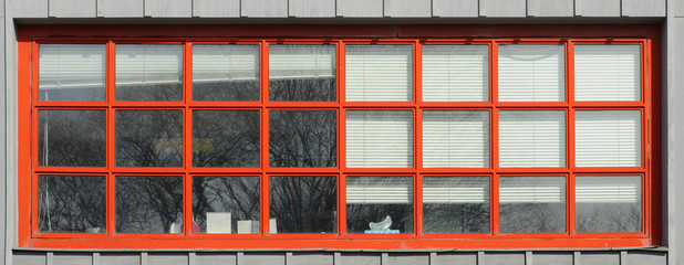 Wide Red Window