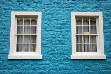 Blue windows