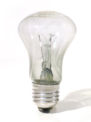 The burned-out light bulb.