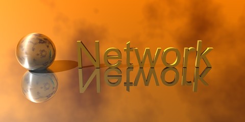 Logo Schriftzug Network
