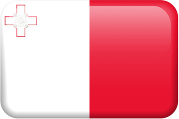 Malta Flag Button