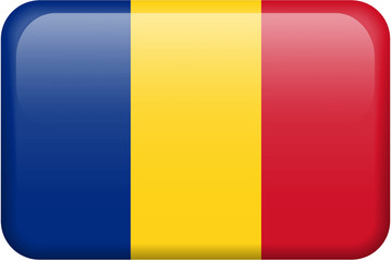Romania Flag Button