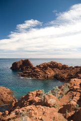 les plages de la "french rivi&eacute;ra",cote d'azur,FRANCE