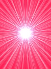Obraz premium Pink starburst