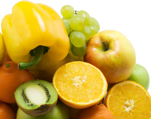 grapes and fruits