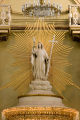sculpture of the Virgin Mary