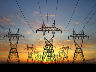 Electric powerlines - 6865226