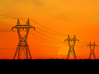 Electric powerlines - 6865273