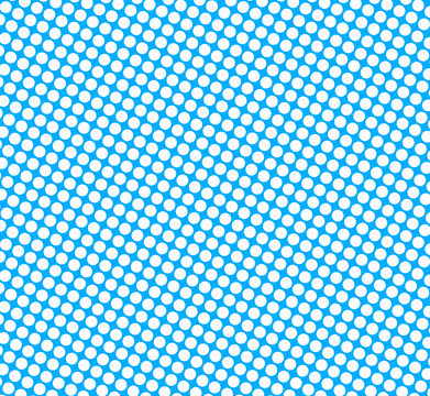 White spots on blue