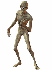 Illustration eines Zombies