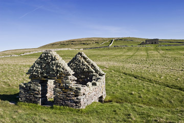 Old ruins at the heathland