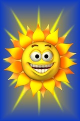 Sonne fröhlich
