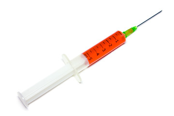 Fototapeta premium syringe over white