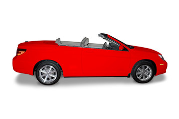 Obraz premium Red Convertible Car