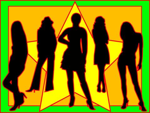 Models or Group Of women