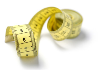 tailor measuring tape isolated