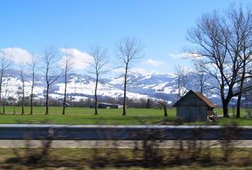 Fototapeta premium alpes 