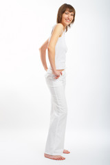 Naklejka premium Casual Girl