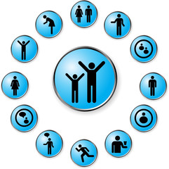 Set grey buttons - 3_C. People