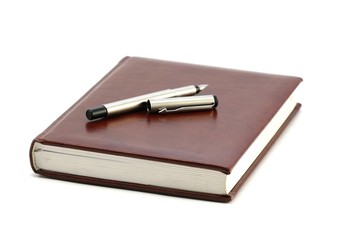 notebook and pen