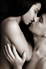 Intimate lovers embrace - 6878000