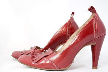 red high heels