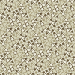 Brown 3d tiles - seamless vector pattern