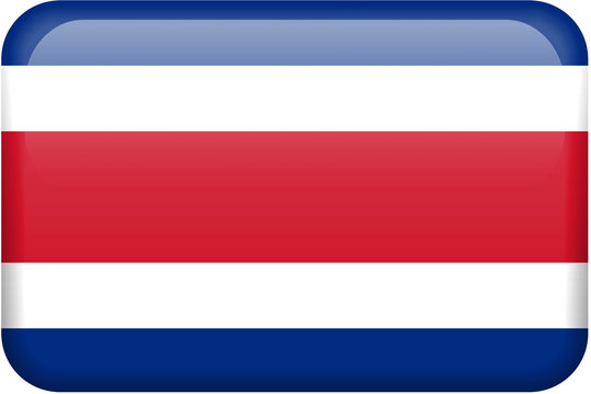 Costa Rica Flag Button