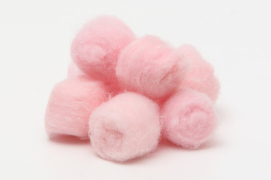 Pink cotton ball - Stock Photo [45158742] - PIXTA