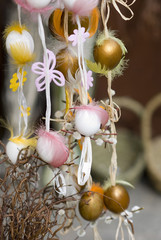 Easter hanging eggs