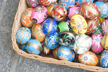 Fototapeta na wymiar Easter folk decoration