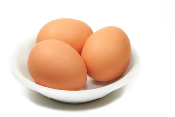 Three Eggs in a Dish