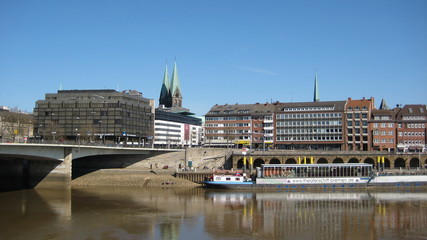 Naklejka premium Stadtansicht von Bremen